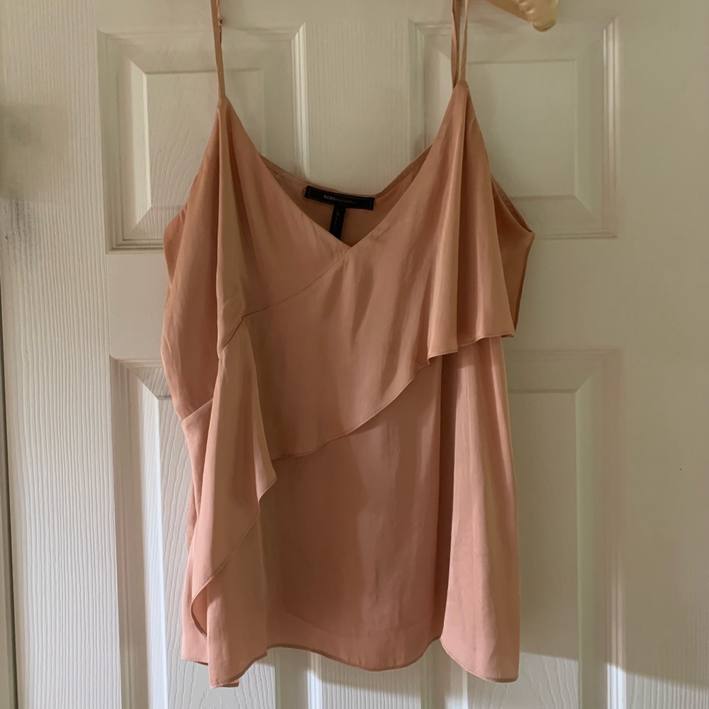 Women’s BCBGMAXAZRIA Pretty Camisole Top Dusty Rose, Large